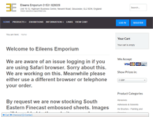Tablet Screenshot of eileensemporium.com